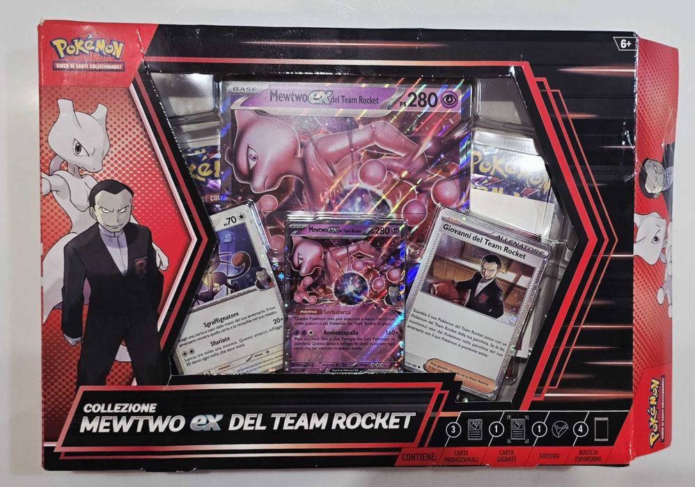 Pokemon - Karty Mewtwo Ex Od Team Rocket Wersja Włoska (1)