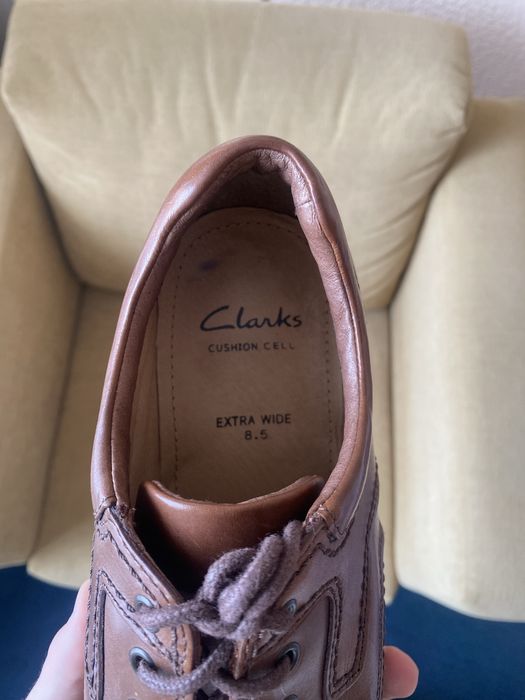 Кожанные туфли Clarks