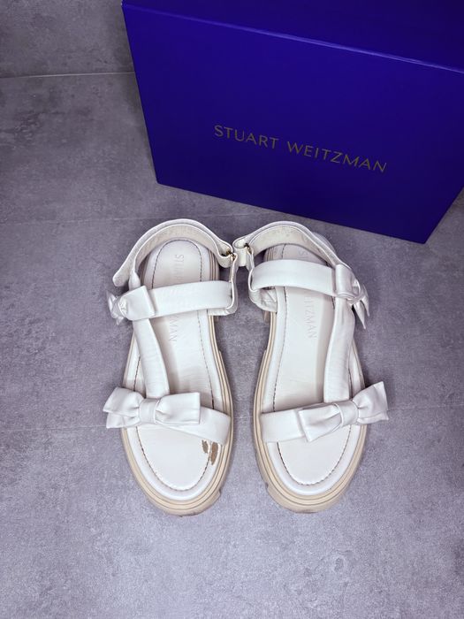 Stuart Weitzman Sofia Nolita Sandal Cream