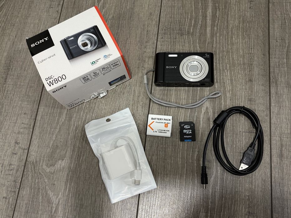 Фотоапарат Sony Cyber-shot DSC-W800 вінтажна мильница