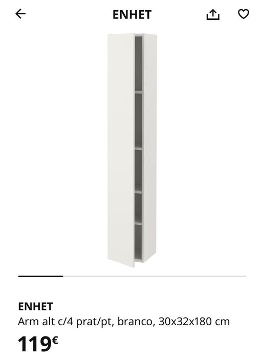 Armário de arrumação IKEA