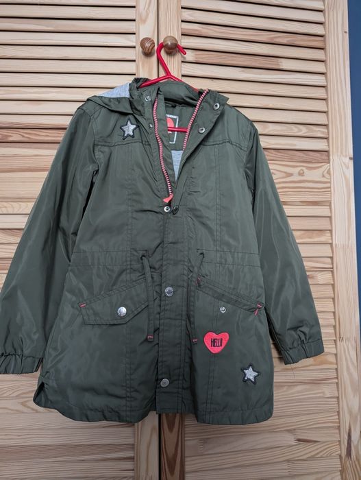 Zielona parka dziewczęca Cool Club