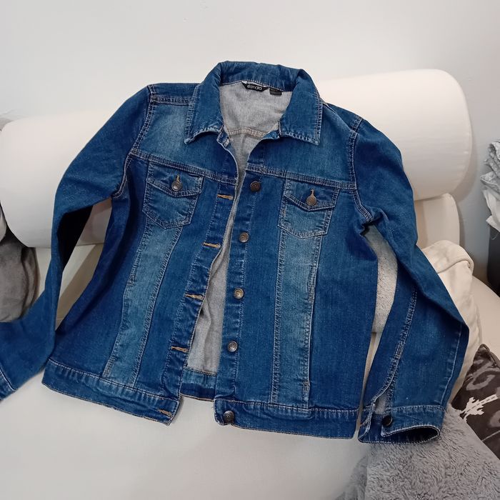 Bluza M dżinsowa granatowa