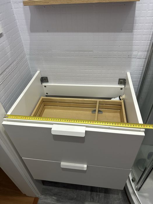 Móvel lavatório branco Ikea
