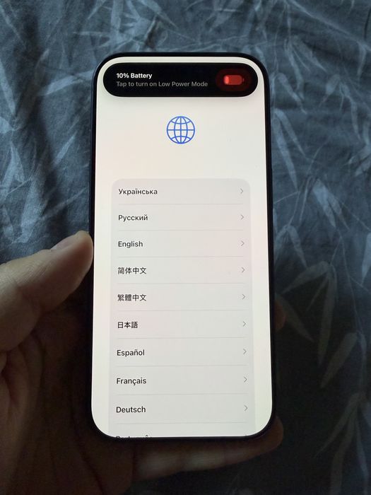 Iphone 17 pro blue 512  заблокований