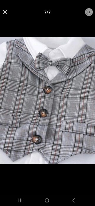 Garniturek chłopięcy dla niemowlaka rozm. 6-9 miesięcy