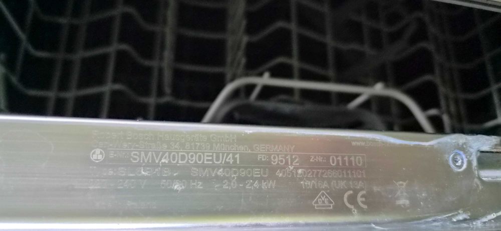 Zmywarka Bosch SMV40D90EU - używana / sprawna / bez koszy