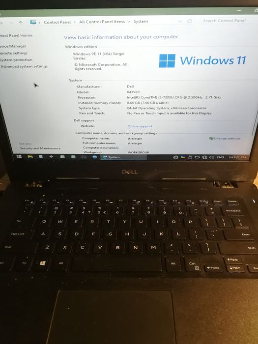Laptop Dell Latitude 3490 Intel Core i5 7200U 0GB RAM