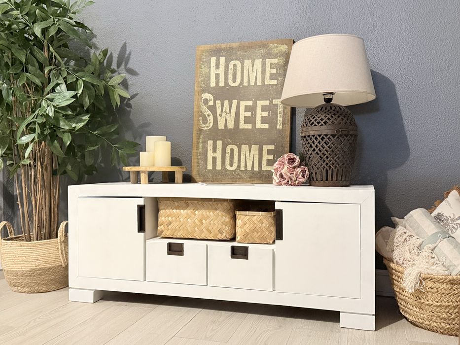 aparador, consola, armario, movel de tv, acacia, arboretto, rustico