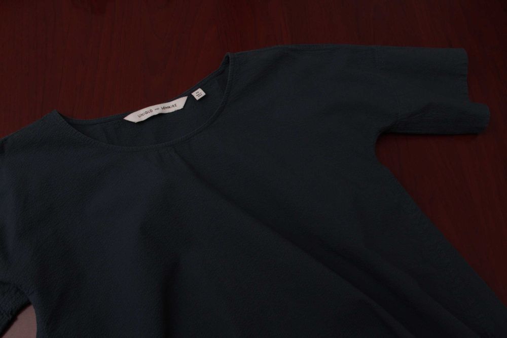 Uniqlo and Lemaire Cropped Blouse рр xs блуза из хлопка