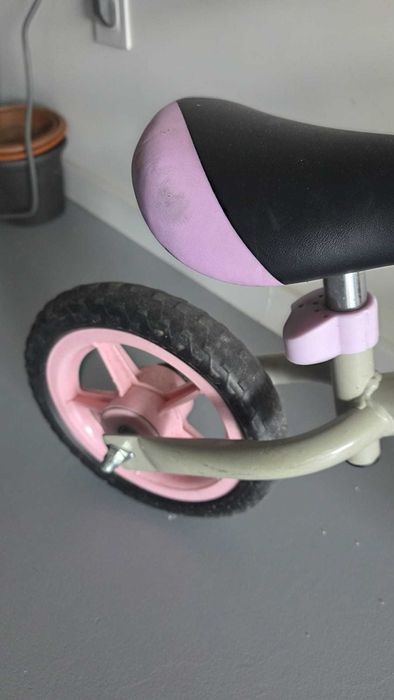 Bicicleta de Equilíbrio SKIDS Criança – Rosa e Cinza