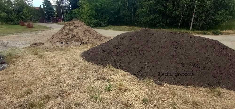 Ziemia ogrodowa, przesiewana mieszana z torfem