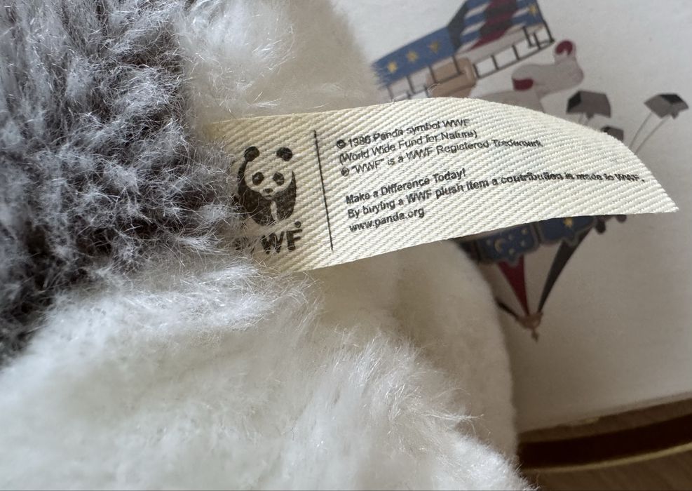 Мʼяка іграшка хаскі, WWF, 23 см