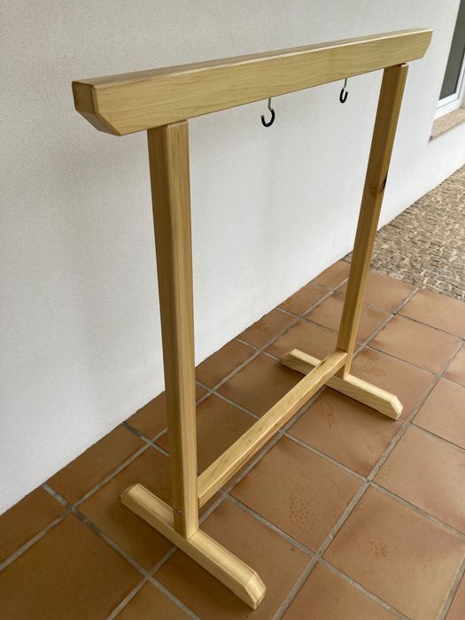 Suporte de Gongo em madeira faia ideal para gongos de D/60cm