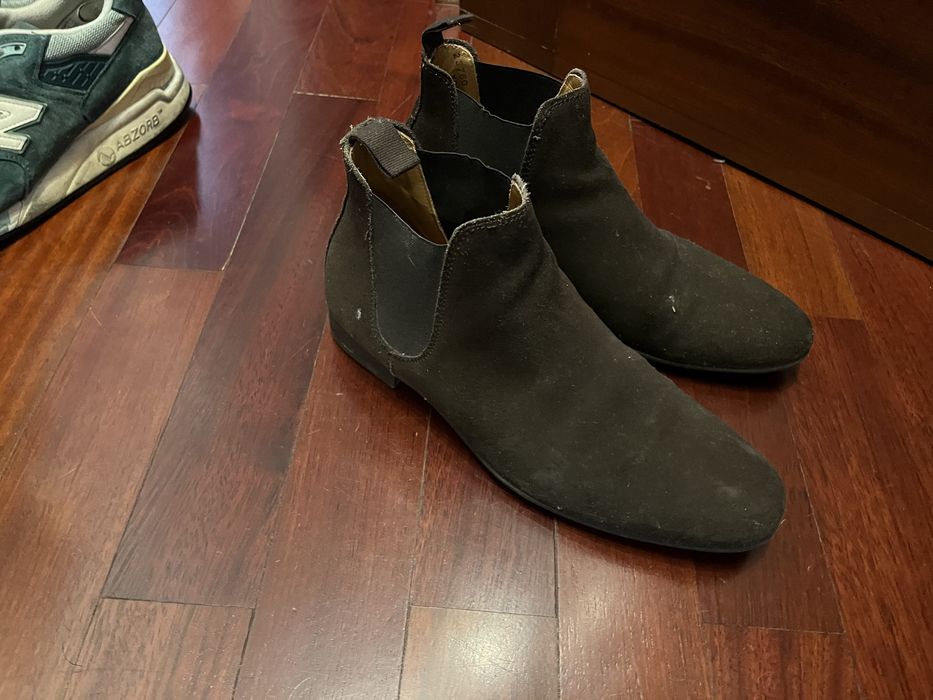 Botas chelsea castanho escuro