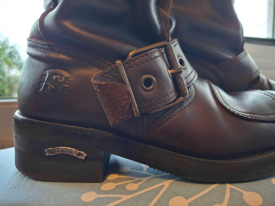 Botas Sendra de Couro Marrom 42 - Vintage