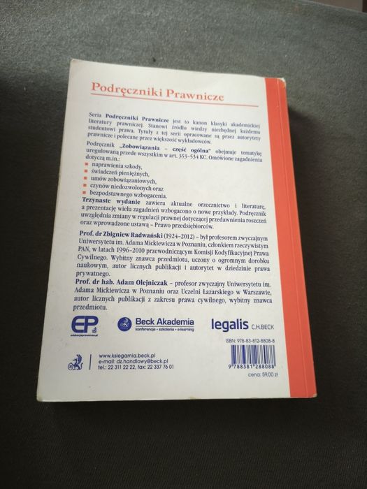 Zobowiązania - część ogólna
