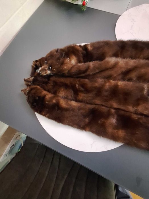 Комір норковий натуральне хутро