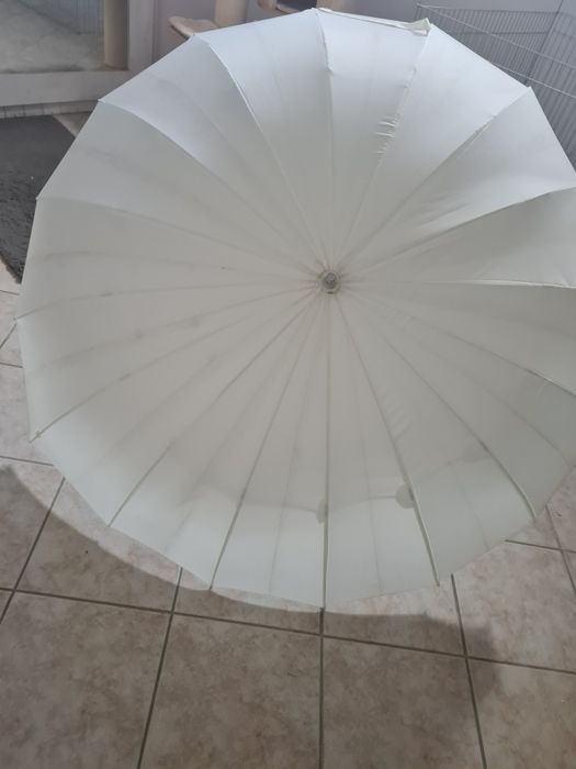 Parasol do ślubu serce