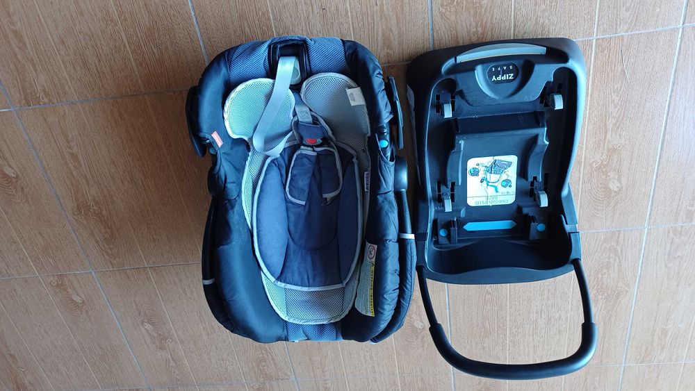 Zippy safe ( Ovo+ base para carro + carrinho de passeio