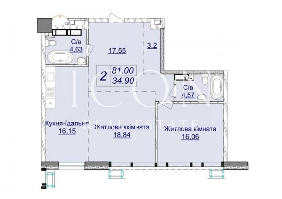 Продаж квартири | 81м² | ЖК «Новопечерські липки»
