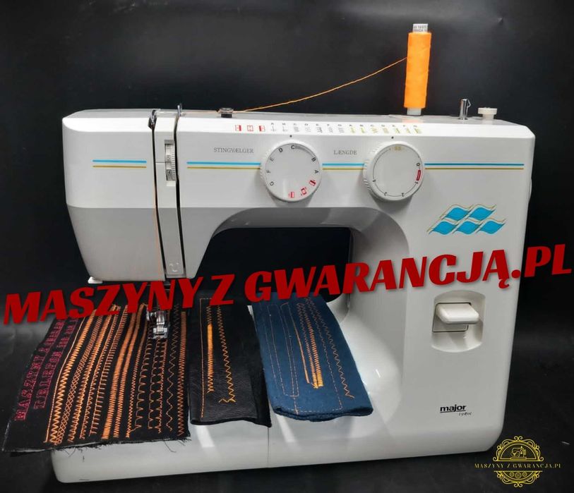Maszyna do szycia Major  jeans, skóra, dresówka  12 MSC GWARANCJI