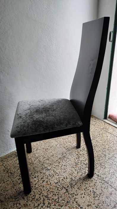 4 cadeiras madeira - sala jantar