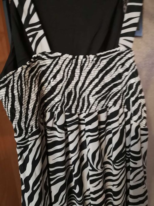 Sukienka letnia zebra