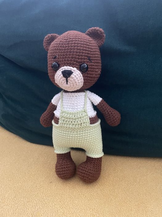 Szydełkowy mały miś