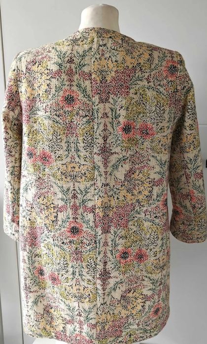 narzutka marynarka bawełna zara S