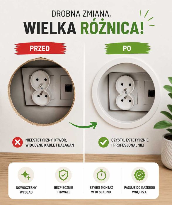 Rozeta Maskująca druk 3D 127MM