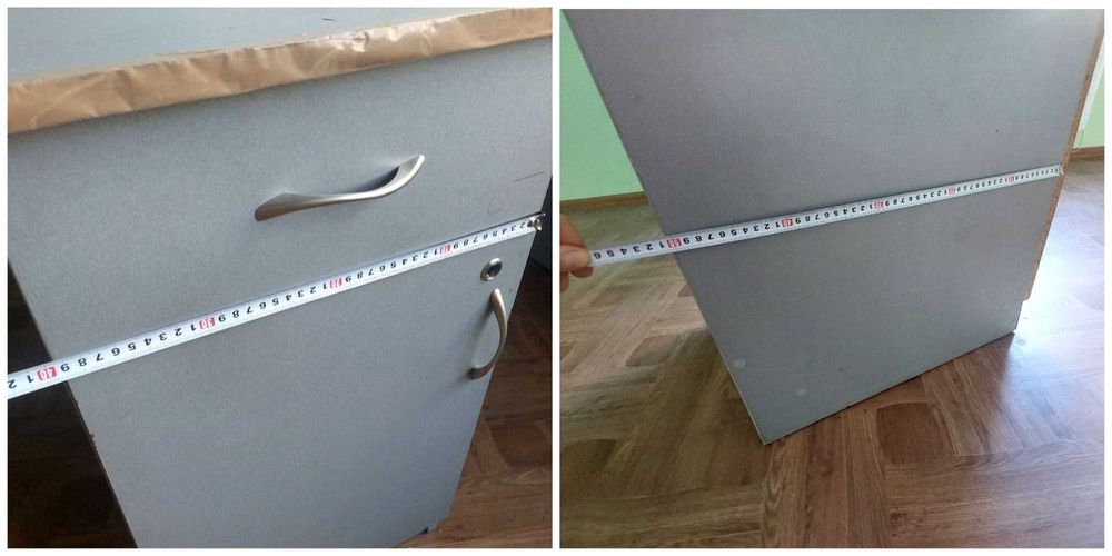 Стол офисный письменный компьютерный с тумбой и ящиком для офиса