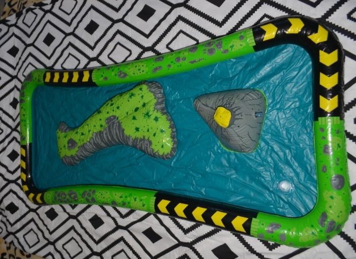 Большой надувной игровой центр песочница бассейн город динозавров