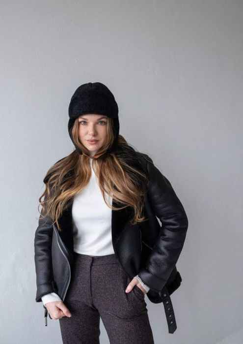 Вушанка ангорка шапка