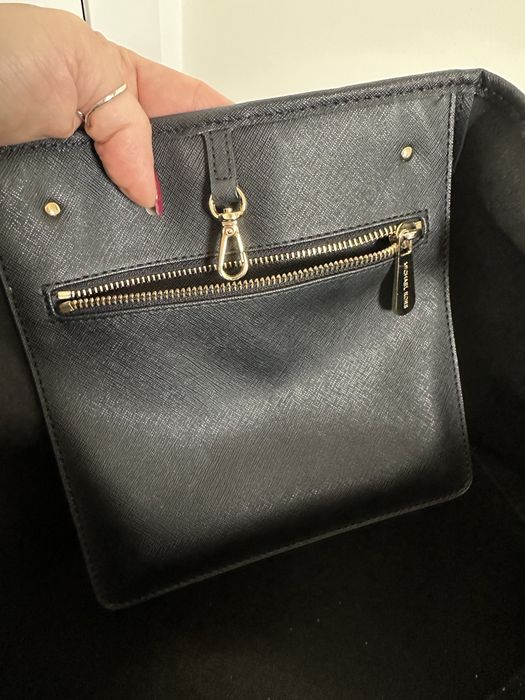 Michael Kors czarna torebka worek shopper oryginalna
