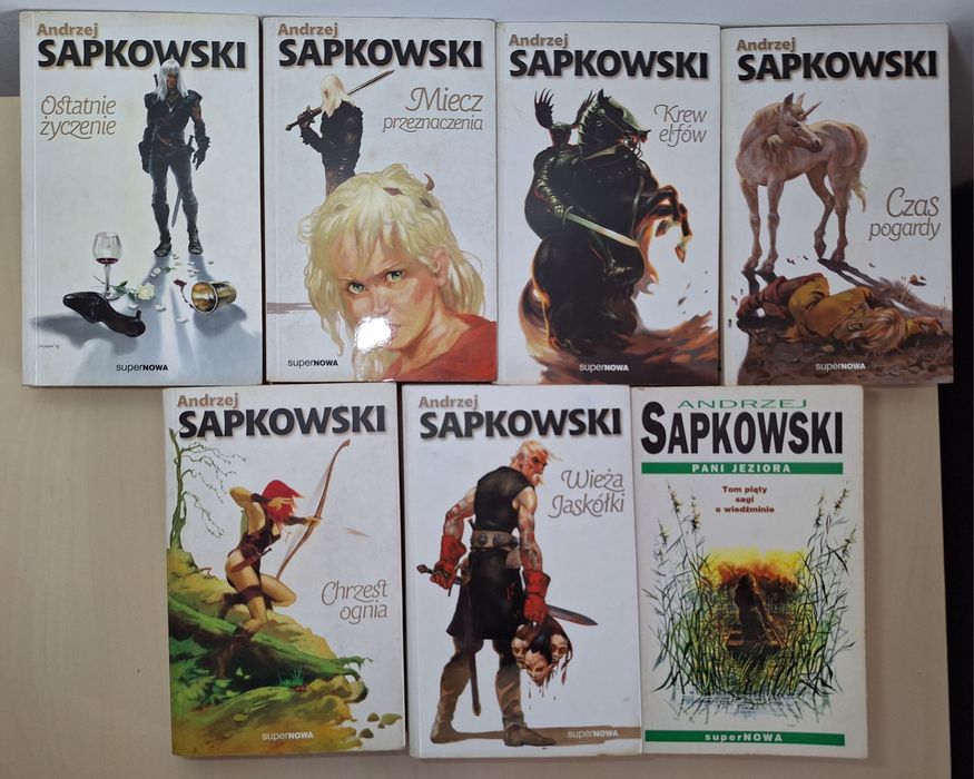 Andrzej Sapkowski Wiedźmin 1-7