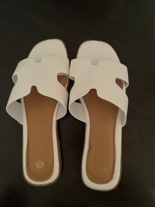 Шльопки/шльопанці під Hermes, 38 розмір