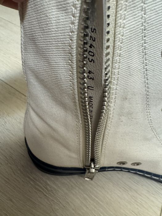 Кросівки Rick Owens Ramones High ice blue