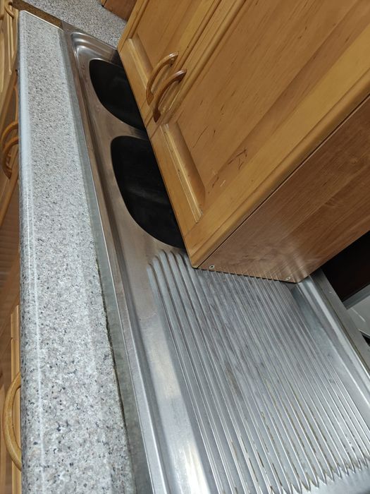 Meble kuchenne duży zestaw drewniane