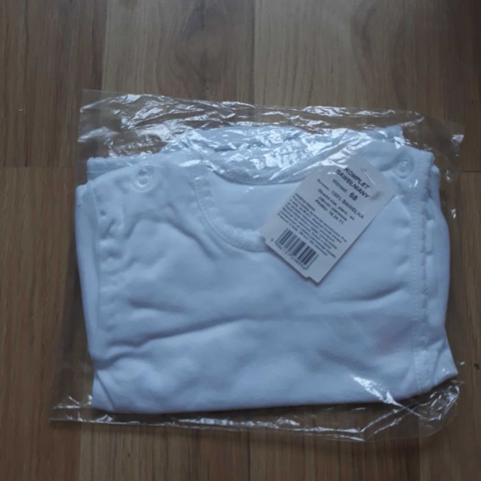 Koszulka kaftanik śpiochy body wyprawka czapka czapeczka 68cm