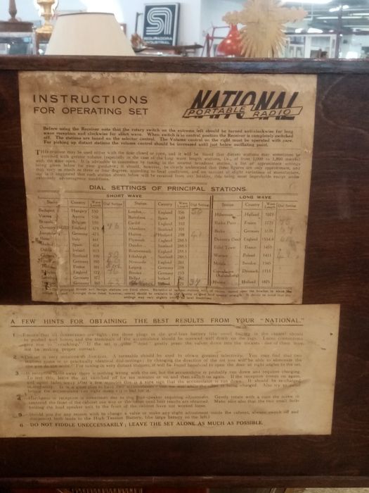 Radio antigo portátil