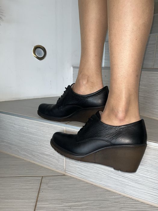 Buty/mokasyny na koturnie damskie ECCO 40