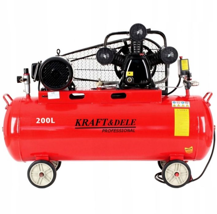 Kompresor olejowy 200L 3 Tłoki KD1474 + Seperator