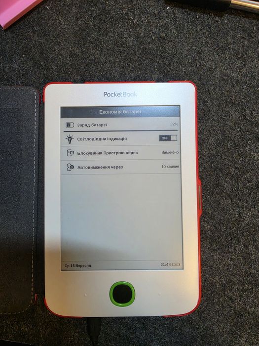 Електронна книга PocketBook 614 Basic 2 з чохлом