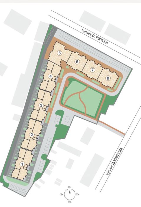 Дворівневі квартири в центрі міста