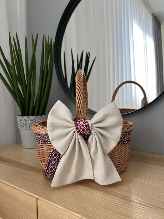 Кошики плетені із лози. Корзини Великодні. Кошик в етно-стилі.