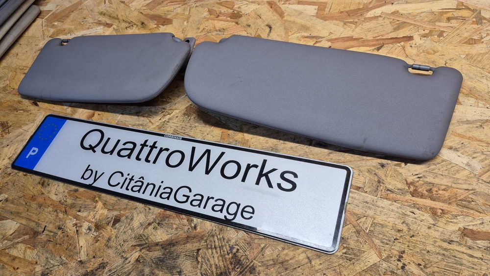 Palas sol Audi A4 B5 A3 8L cinza facelift como novas originais par
