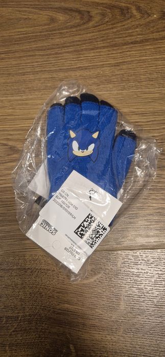 Rękawiczki Sonic h&m 110/128 NOWE z metką