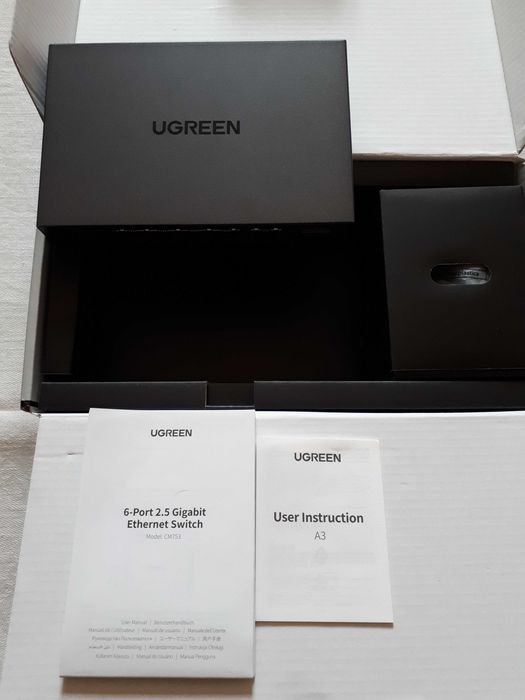 Комутатор  Ugreen CM 753  6-Port  2.5GB/s Gray