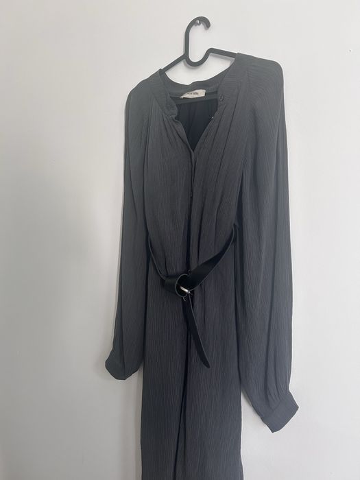 Sukienka midi grafitowa szara Myrtille s/m 36